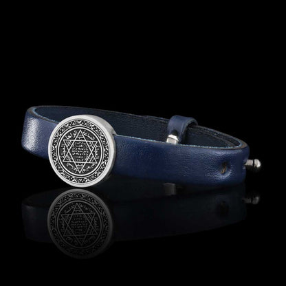Seal Of Solomon Silver Bracelet by SWISS PLUS - Seal of Solomon Collection - view 7