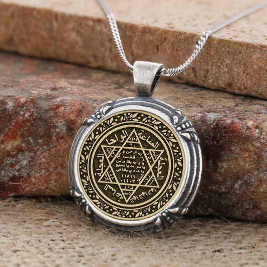 Seal Of Solomon Pendant 925 Sterling Silver