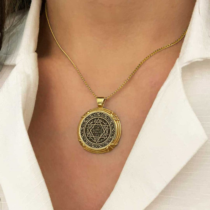 Seal Of Solomon Pendant 925 Sterling Silver - view 5