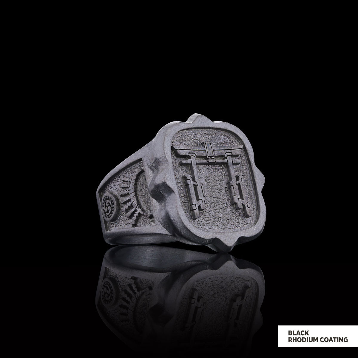 Shintoism Silver Ring, Shirine Ring, Shimenawa Ring, Skaki Ring, Tomoe Ring, Shintoism Jewelry, Religious Gifting by SWISS PL
