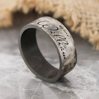Silver Band Ring by SWISS PLUS - Inspirational Rings