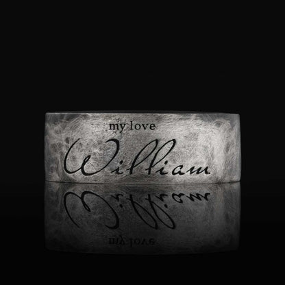 Silver Band Ring by SWISS PLUS - Inspirational Rings - view 3