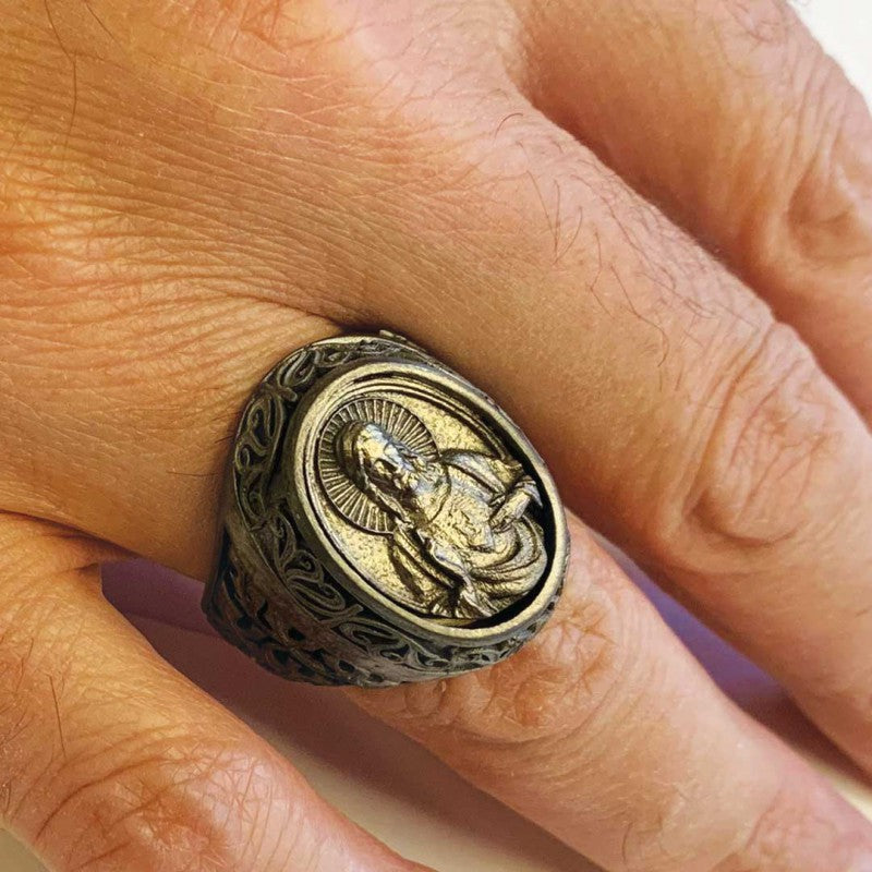 Crown of Light Jesus Ring