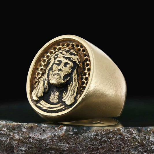 Silver Jesus Ring