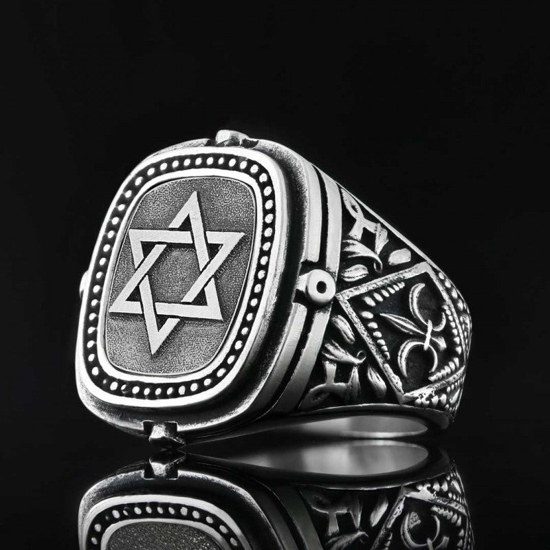 Silver Magen David Jewish Ring