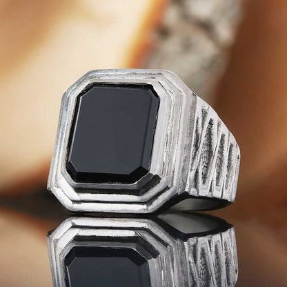 Silver Men Ring by SWISS PLUS - Unique Design Rings