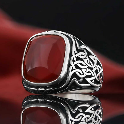 Silver Men Ring by SWISS PLUS - Unique Design Rings