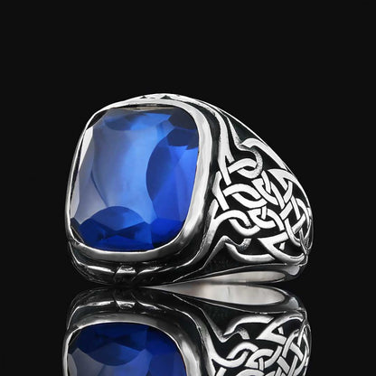 Silver Men Ring by SWISS PLUS - Unique Design Rings - view 3