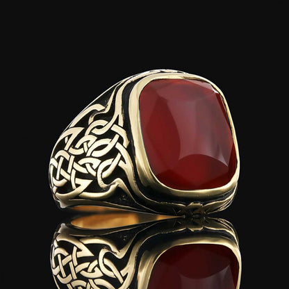 Silver Men Ring by SWISS PLUS - Unique Design Rings - view 4