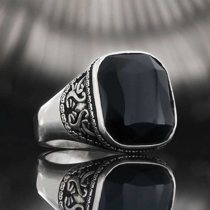 Silver Motif Ring by SWISS PLUS - Unique Design Rings