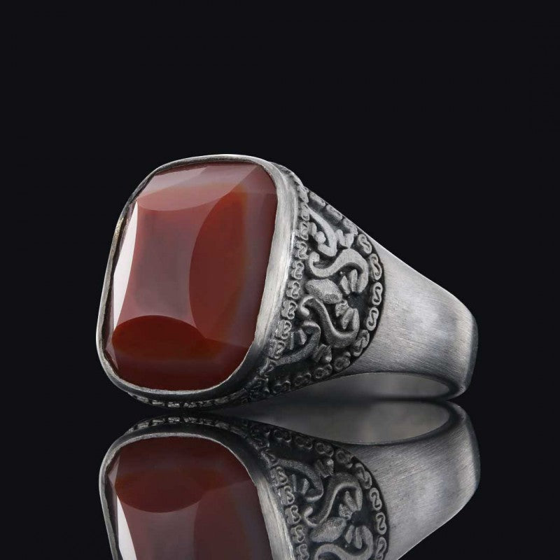 Silver Motif Ring by SWISS PLUS - Unique Design Rings - view 2