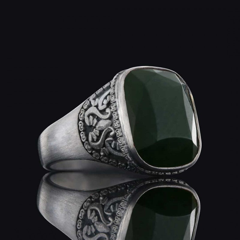 Silver Motif Ring