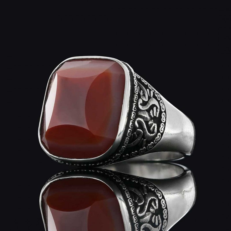 Silver Motif Ring
