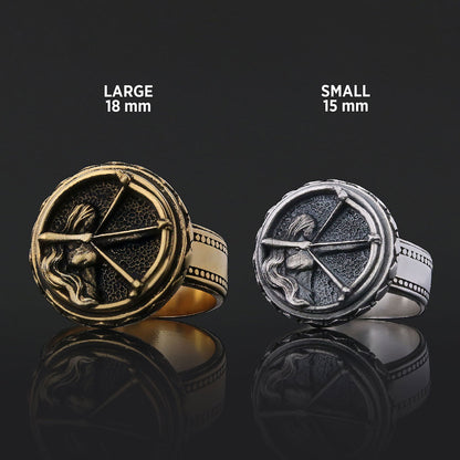 Silver Sagittarius Ring by SWISS PLUS - Zodiac Collection - view 4