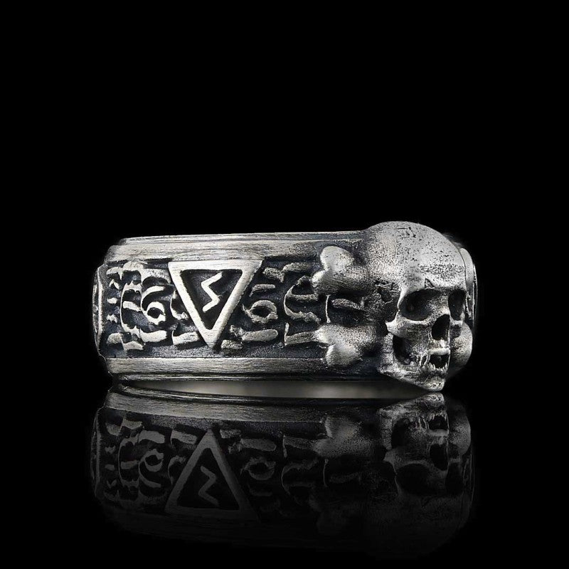 Silver Skull Special Design Ring - view 3