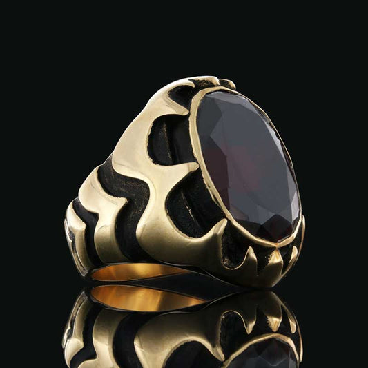 Silver Stone Ring by SWISS PLUS - Unique Design Rings - view 2