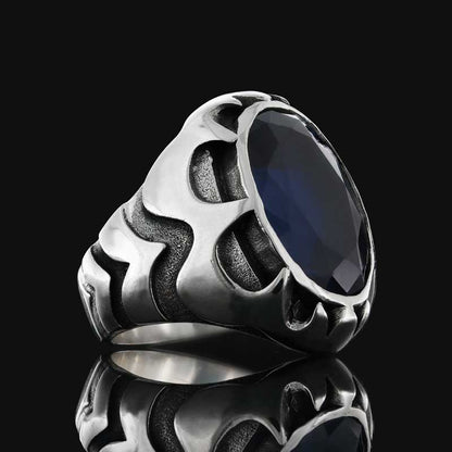 Silver Stone Ring by SWISS PLUS - Unique Design Rings - view 3