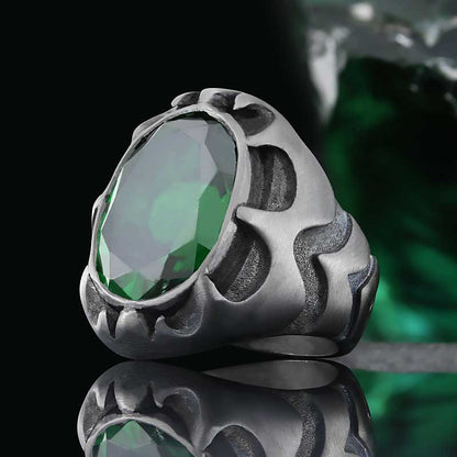 Silver Stone Ring by SWISS PLUS - Unique Design Rings