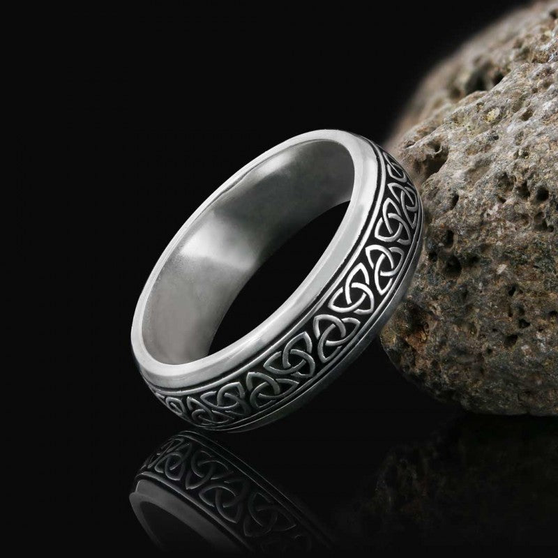 Silver Wedding Ring - view 1