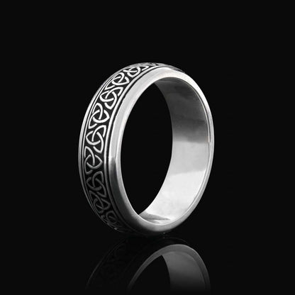 Silver Wedding Ring by SWISS PLUS - Sterling Silver Band Rings - view 2