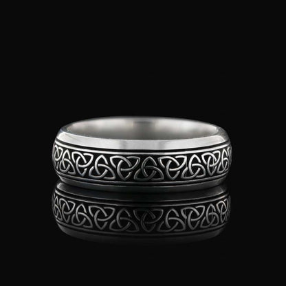 Silver Wedding Ring by SWISS PLUS - Sterling Silver Band Rings - view 3