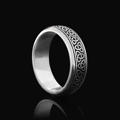 Silver Wedding Ring by SWISS PLUS - Sterling Silver Band Rings - view 4