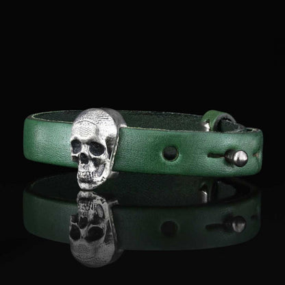 Skull Bracelet by SWISS PLUS - Unique Design Leather Bracelets - view 5