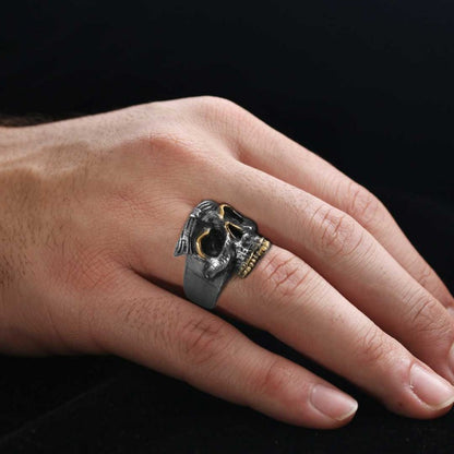Skull Men Ring by SWISS PLUS - Skull Rings - view 7