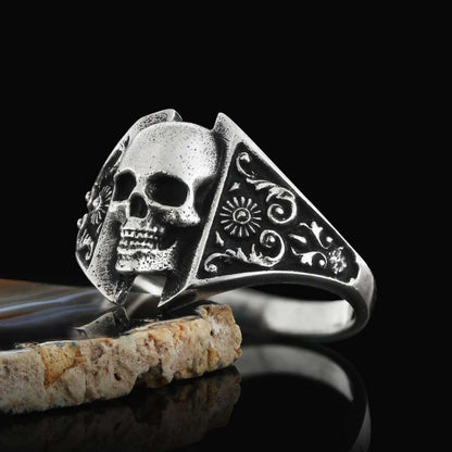 Skull Motif Ring by SWISS PLUS - Skull Rings