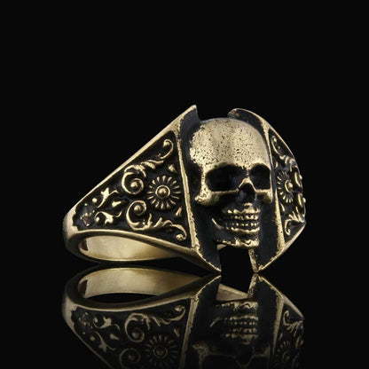 Skull Motif Ring by SWISS PLUS - Skull Rings - view 2