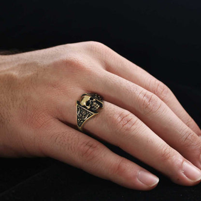 Skull Motif Ring by SWISS PLUS - Skull Rings - view 4