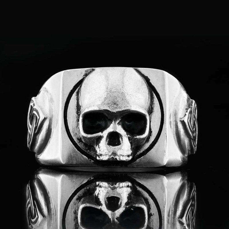 Skull Embossed Ring - view 3