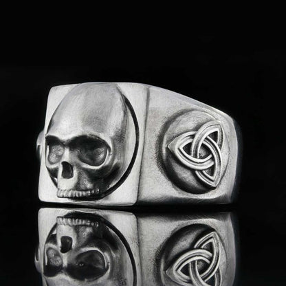 Skull Embossed Ring by SWISS PLUS - Unique Design Rings - view 2