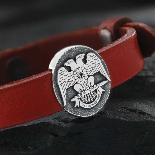 Oval Mason 32 Spes Mein Deo Est Bracelet by SWISS PLUS - Mason Collection