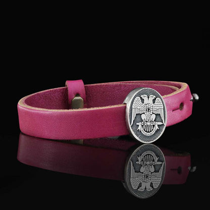 Oval Mason 32 Spes Mein Deo Est Bracelet by SWISS PLUS - Mason Collection - view 4