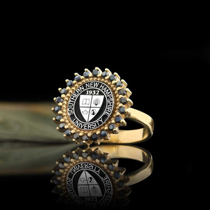 Southern New Hampshire University 925 Sterling Ring by SWISS PLUS - 925 Sterling Silver Rings for Men & Women