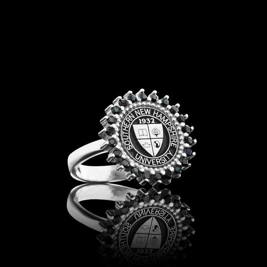 Southern New Hampshire University 925 Sterling Ring by SWISS PLUS - 925 Sterling Silver Rings for Men & Women - view 2