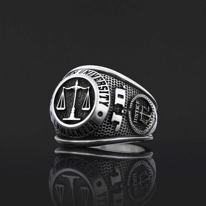 Southern University Ring, Class Ring, Handmade University Graduation Ring, High School Ring by SWISS PLUS - Custom College Cl