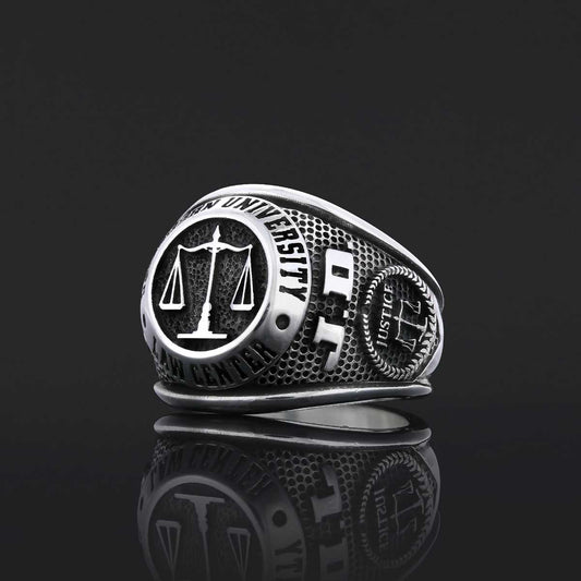 Southern University Ring, Class Ring, Handmade University Graduation Ring, High School Ring by SWISS PLUS - Custom College Cl