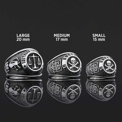 Southern University Ring, Class Ring, Handmade University Graduation Ring, High School Ring by SWISS PLUS - Custom College Cl