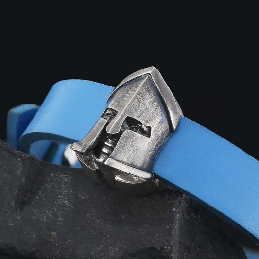 Sparta Leather Bracelet by SWISS PLUS - Unique Design Leather Bracelets