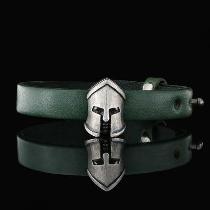 Sparta Leather Bracelet by SWISS PLUS - Unique Design Leather Bracelets - view 5