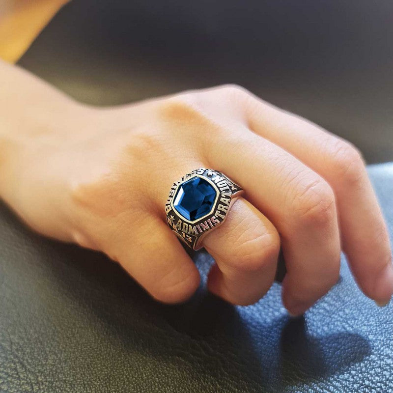 Special Design 925 Sterling Silver Busines Administration Women Ring - view 4