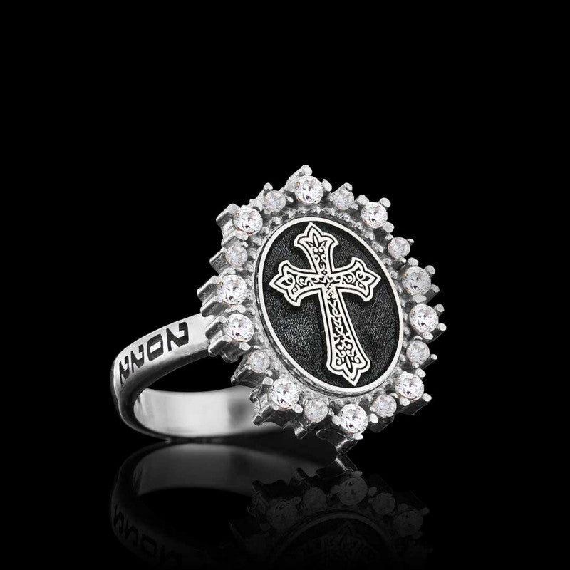 Special Design 925 Sterling Silver Christian Cross Women Ring - view 5