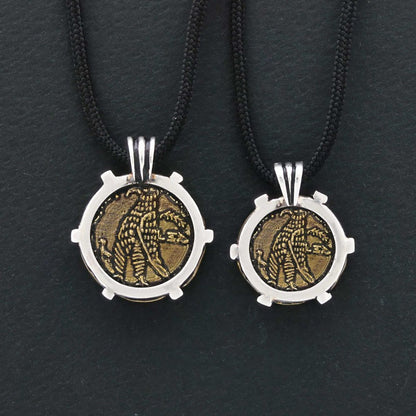 Special Design 925 Sterling Silver Egyptian Coin Women Pendant by SWISS PLUS - Unique Design Women Pendants - view 3