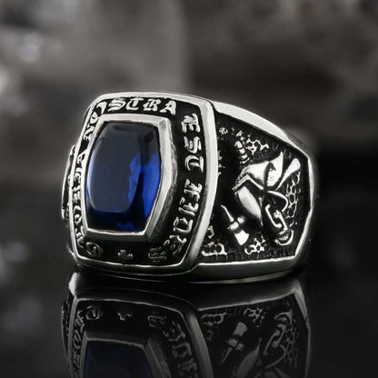 Special Design Gloria Nostra Est Fides Germany Ring by SWISS PLUS - Military Rings