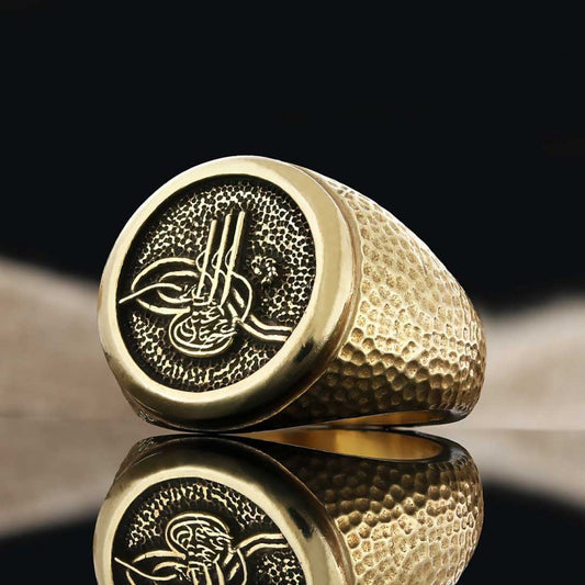 Special Design Ottoman Tughra Ring - view 1