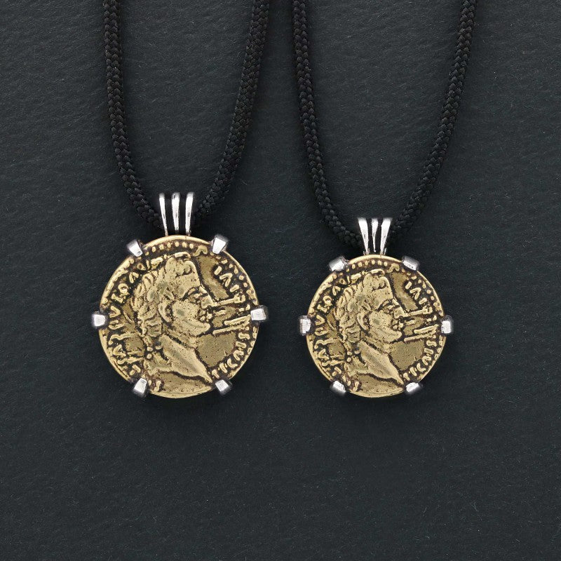 Special Design Sterling Silver Old Rome Coin Women Pendant by SWISS PLUS - Unique Design Women Pendants - view 2