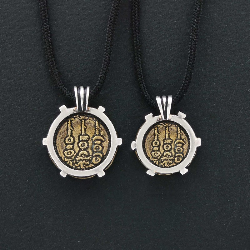 Special Design Sterling Silver Old Rome Coin Women Pendant