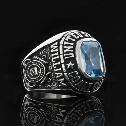Special Design United States Coast Guard Ring by SWISS PLUS - Military Rings - view 3